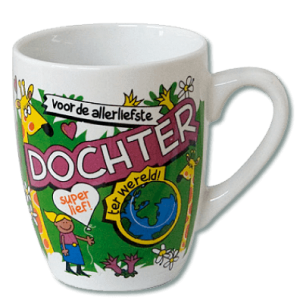 Cartoon Mok- Dochter