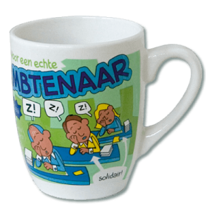 Cartoon Mok- Ambtenaar