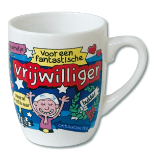 Cartoon Mok- Vrijwilliger