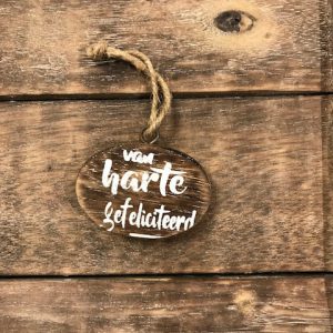 Van harte gefeliciteerd / bruin
