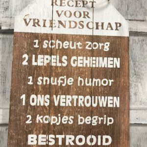 Recept voor vriendschap