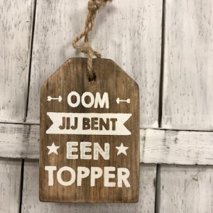 Hanger oom jij bent een topper