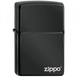 Zippo Ebony W/ Zippo Logo