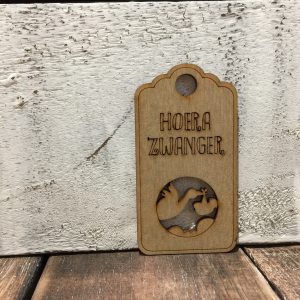 label hoera zwanger