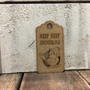 label hiep hiep hoera