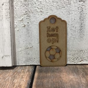 label zet hem op!