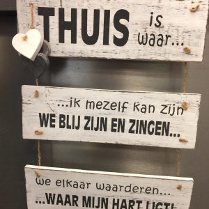 thuis is waar...